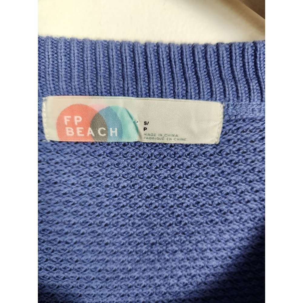 Free People Beach Women's Sz. S Hailee Slouchy Relaxed Fit Sweater - Picture 2 of 7